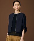 自由区 S 【SHIHOさん着用】ファンクショナルブロードノーカラー ブルゾン