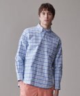 J.PRESS MEN コットンオックス マルチチェック シャツ / ボタンダウン