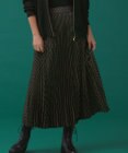 23区 【洗える】Ratti チェーンモチーフ プリーツスカート