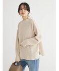 Green Parks ｍｏｋｏモール畦編みモックネックプルオーバー