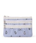LeSportsac 3ZIP COSMETIC/プティペンギンホワイト