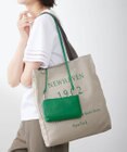 J.PRESS LADIES 【WEB限定カラーあり・A4サイズ収納可・セットアイテム】ポーチ付き PRINTED トート バッグ