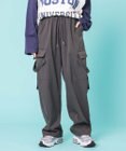 WEGO 【ウエストゴム】サイドベルトカーゴパンツ