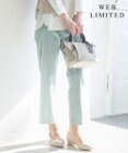 J.PRESS LADIES L 【WEB限定カラーあり・洗える】セルロースリネンストレッチ テーパード パンツ