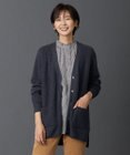 J.PRESS LADIES 【洗える】SEMI WORSTED カーディガン