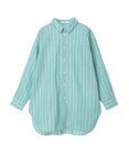 Green Parks 綿麻混オーバーサイズシャツチュニック