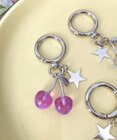 WEGO カラークリアチェリーキーホルダー