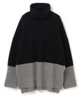 JOSEPH カラーブロック　ハイネックニット