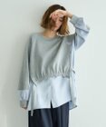 YECCA VECCA シャツレイヤードデザインプルオーバー