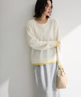 Green Parks ヘンリーネックレイヤードニットプルオーバー