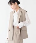 CRAFT STANDARD BOUTIQUE ＜セレモニー＞カットアウトデザインテーラードジレ