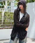 WEGO 【ユニセックス着用ITEM】メッシュニットZIPパーカー