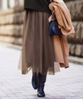 自由区 L 【新色追加生産・WEB限定カラーあり】チュール スカート