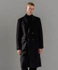 JOSEPH HOMME 【WEB限定】グロッシーウール　ダブルブレストチェスターコート