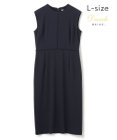 BEIGE， 【L-size】CINDY / クルーネックドレス