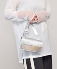 INTER-CHAUSSURES 【Christian Villa】メタリックレザーミニショルダーバッグ