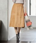 J.PRESS LADIES 【洗える】ソフィーヌスエード スカート