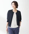 J.PRESS LADIES S 【洗える・抗菌防臭】コットンアセテート ドルマン カーディガン
