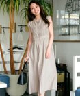 ANY SIS S フロントボタンシャーリング ワンピース