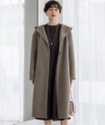 23区 L 【滝沢眞規子さん着用/VERY掲載】MANTECOPureリバー フード ロングコート