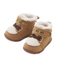 MIKI HOUSE HOT BISCUITS 【11.5-13.5cm】 顔ドン あったかボア付き ファーストシューズ