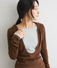 CRAFT STANDARD BOUTIQUE レイヤード風フード付きプルオーバー