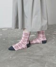 TRICOTE かぎあみ柄パンピーソックス