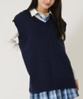 WEGO 【SCHOOLITEM】無地ニットベスト