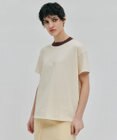 BEIGE， 【洗える】BRICKA / バイカラーTシャツ