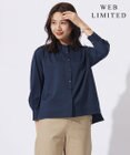 J.PRESS LADIES 【WEB限定カラーあり】ストライプジャカード バンドカラー カットソー