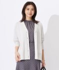J.PRESS LADIES L 【洗える】 Co/Peライト Vネック カーディガン