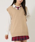 WEGO 【SCHOOLITEM】無地ニットベスト