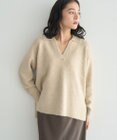 YECCA VECCA 襟付きVネックニット