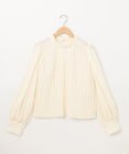 SHARE PARK LADIES プリーツジョーゼットブラウス