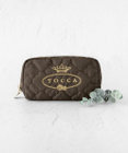 TOCCA 【撥水】CHECKER CLOVER POUCH ポーチ