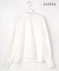 23区 L 【エステータ】コットンオーガンジー ブラウス