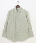 JOSEPH ABBOUD 【キングサイズ・オーガニックコットン使用】ジオメトリックパターンシャツ
