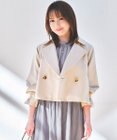 ANY SIS S 【低身長企画】ショートトレンチ コート