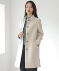 J.PRESS LADIES ショートビーバー ステンカラー コート