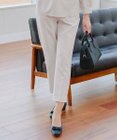 Tiaclasse 【小倉優子さん着用・ダブルクロス・洗える】テーパードパンツ