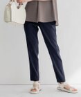 23区 【洗える】リネンレーヨンストレッチ テーパード パンツ