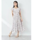 earth music&ecology フラワーフレアワンピース
