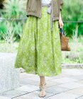 自由区 S 【カタログ掲載】ロータスタイルプリント スカート