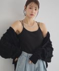 earth music&ecology クロスストラップカップ付キャミソール