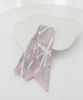Maison de FLEUR リボンモチーフ柄スカーフ