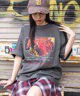 WEGO 【ユニセックス着用ITEM/SMLサイズ展開】ヴィンテージライクグラフィックT（SS）