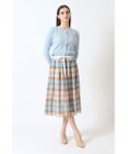 DAKS 50th アニバーサリーチェック シフォン レイヤードスカート