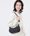 LeSportsac CHAIN SMALL CONV HOBO/ブラックサテンスナイデル
