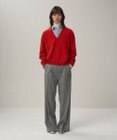 ATON MERINO COLLEGE KNIT | Vネックセーター