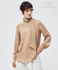 BEIGE， 【WEB限定・洗える】STOW / ボウタイブラウス